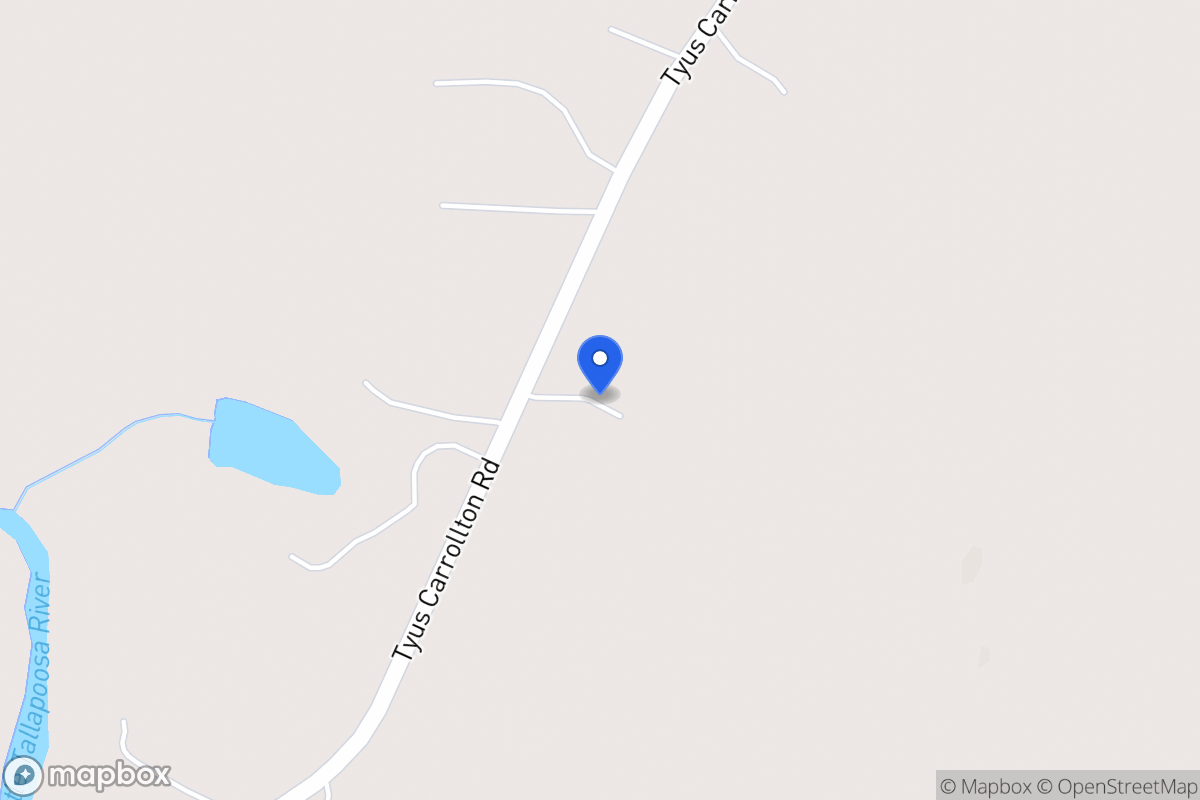 Map of 2360 Tyus Carrollton Rd