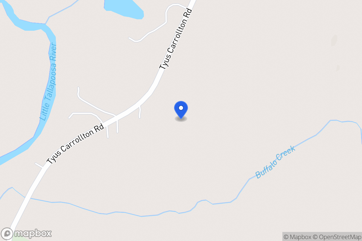 Map of 2490 Tyus Carrollton Rd