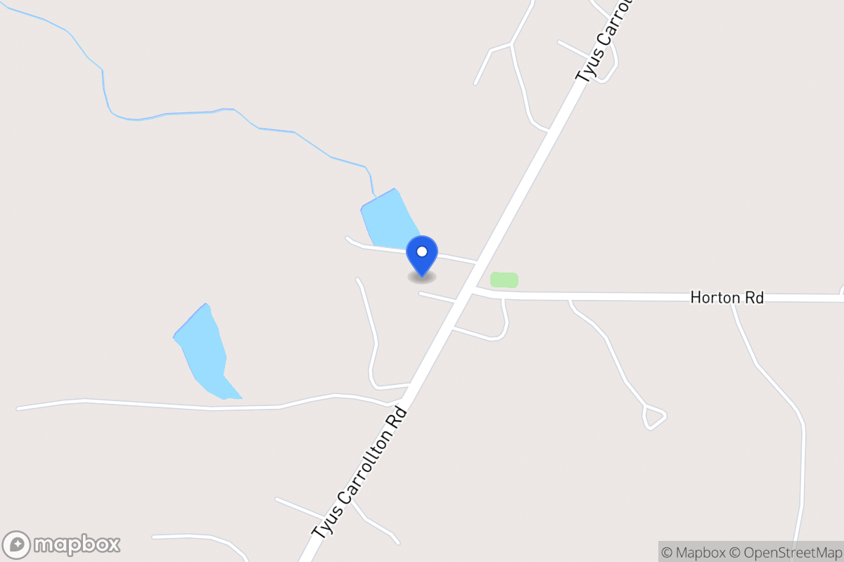 Map of 2127 Tyus Carrollton Rd