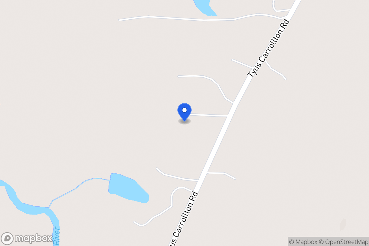 Map of 2307 Tyus Carrollton Rd