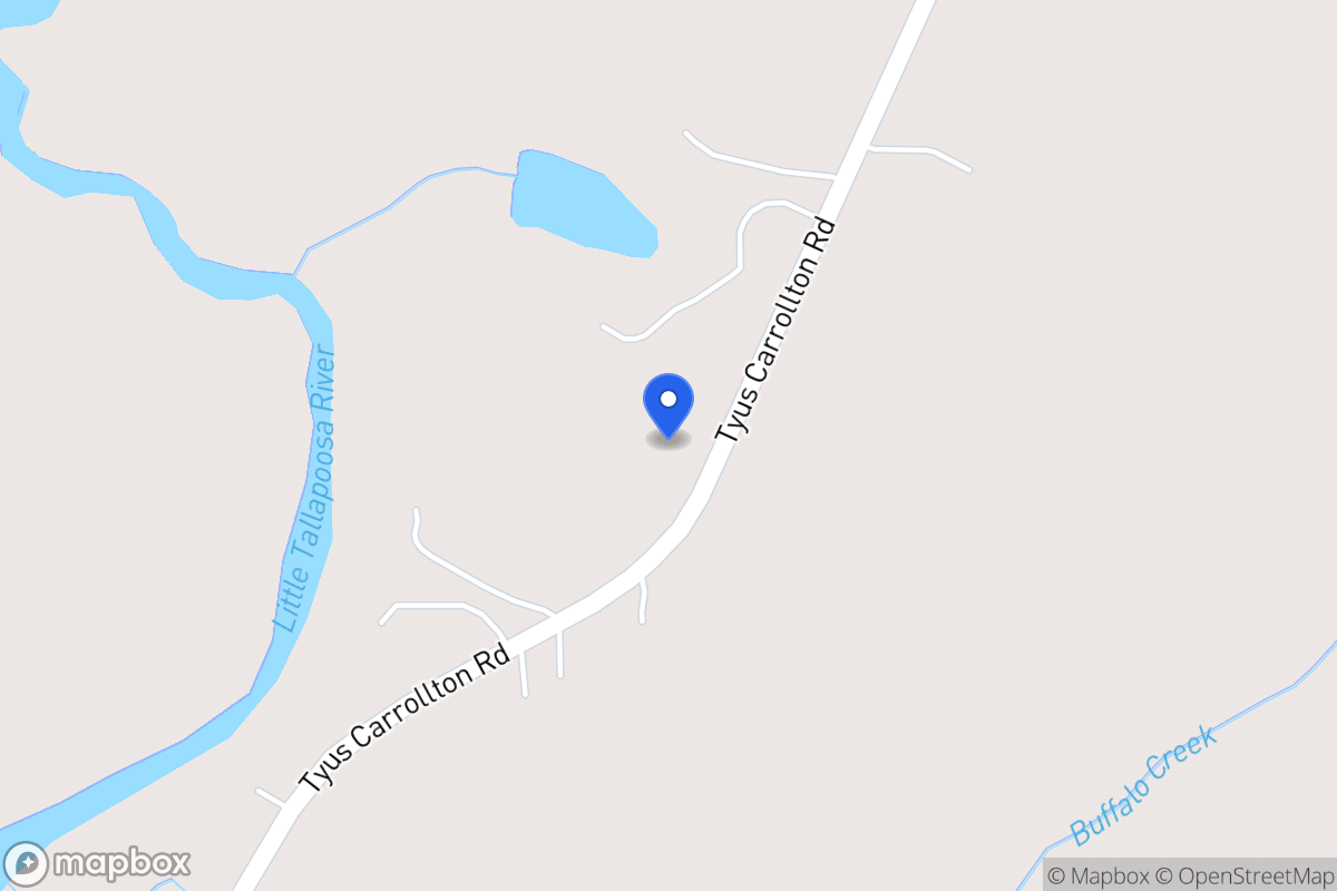 Map of 2485 Tyus Carrollton Rd