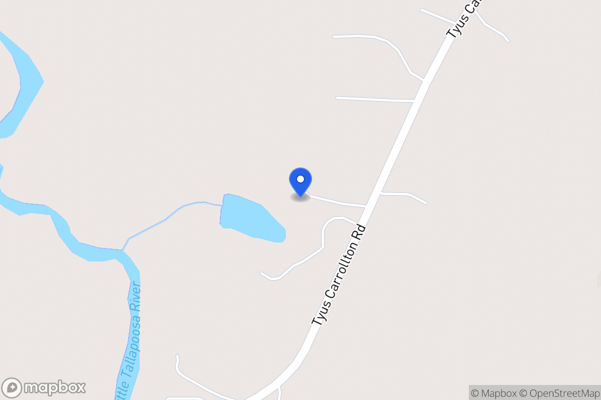 Map of 2385 Tyus Carrollton Rd