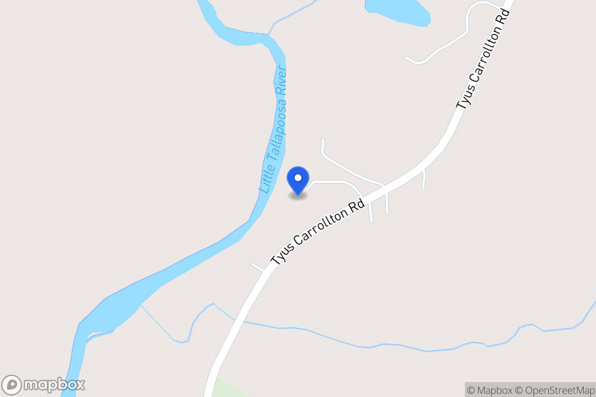 Map of 2611 Tyus Carrollton Rd