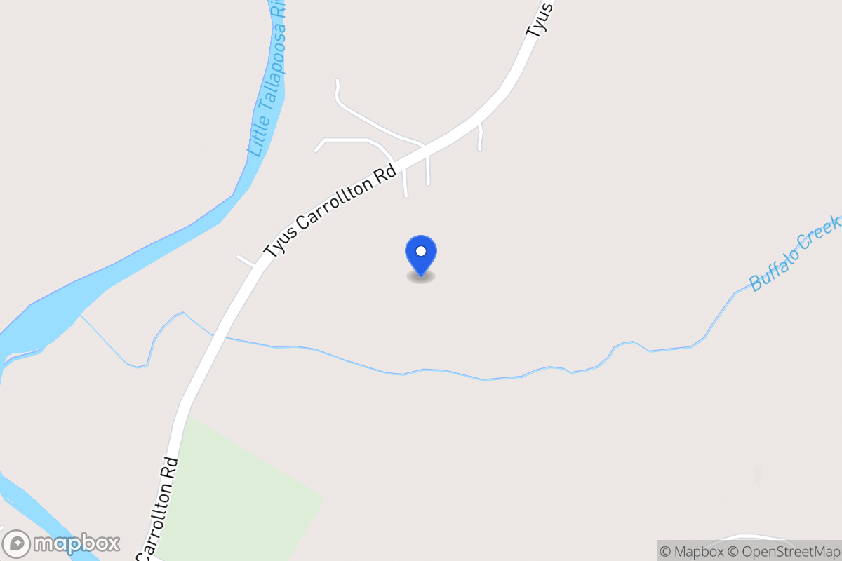 Map of 2550 Tyus Carrollton Rd
