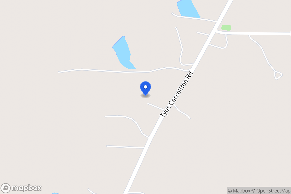 Map of 2243 Tyus Carrollton Rd