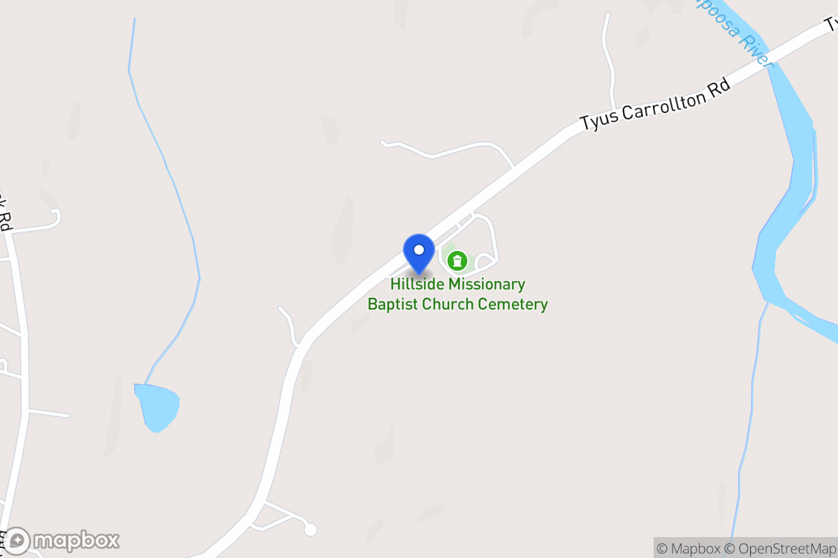 Map of 3250 Tyus Carrollton Rd