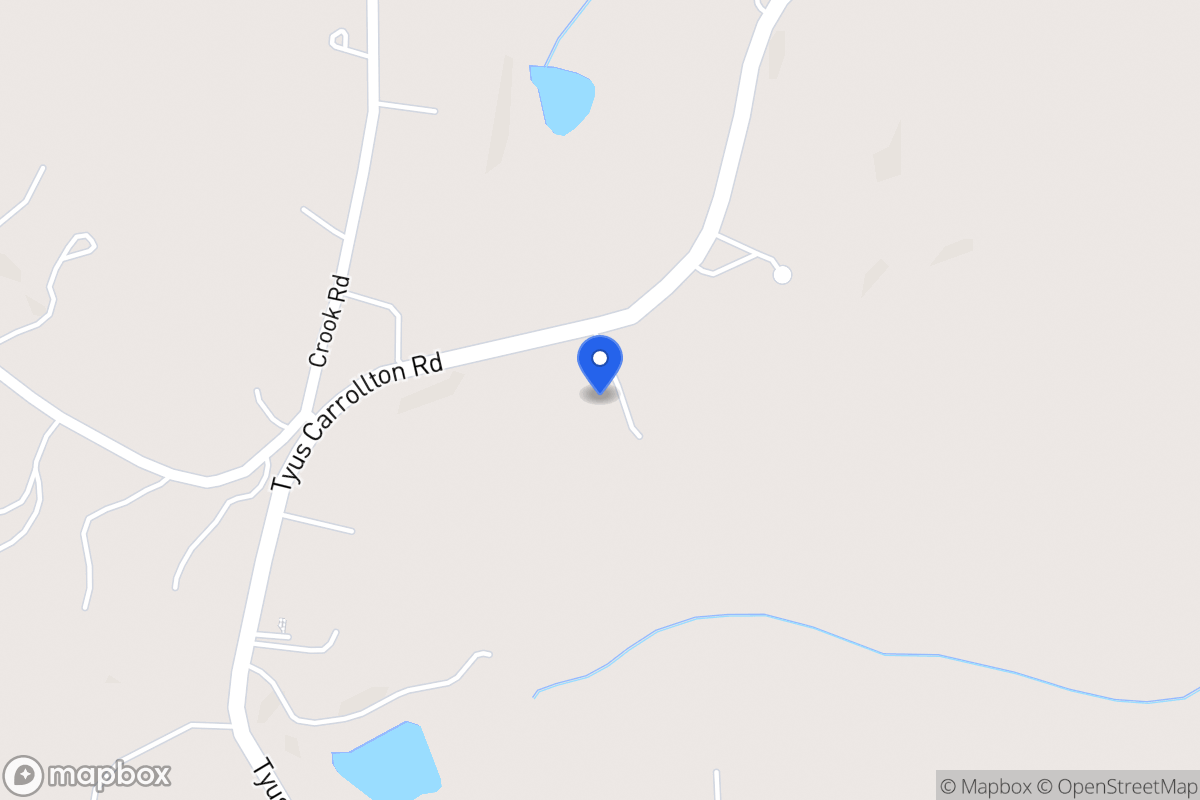 Map of 3470 Tyus Carrollton Rd