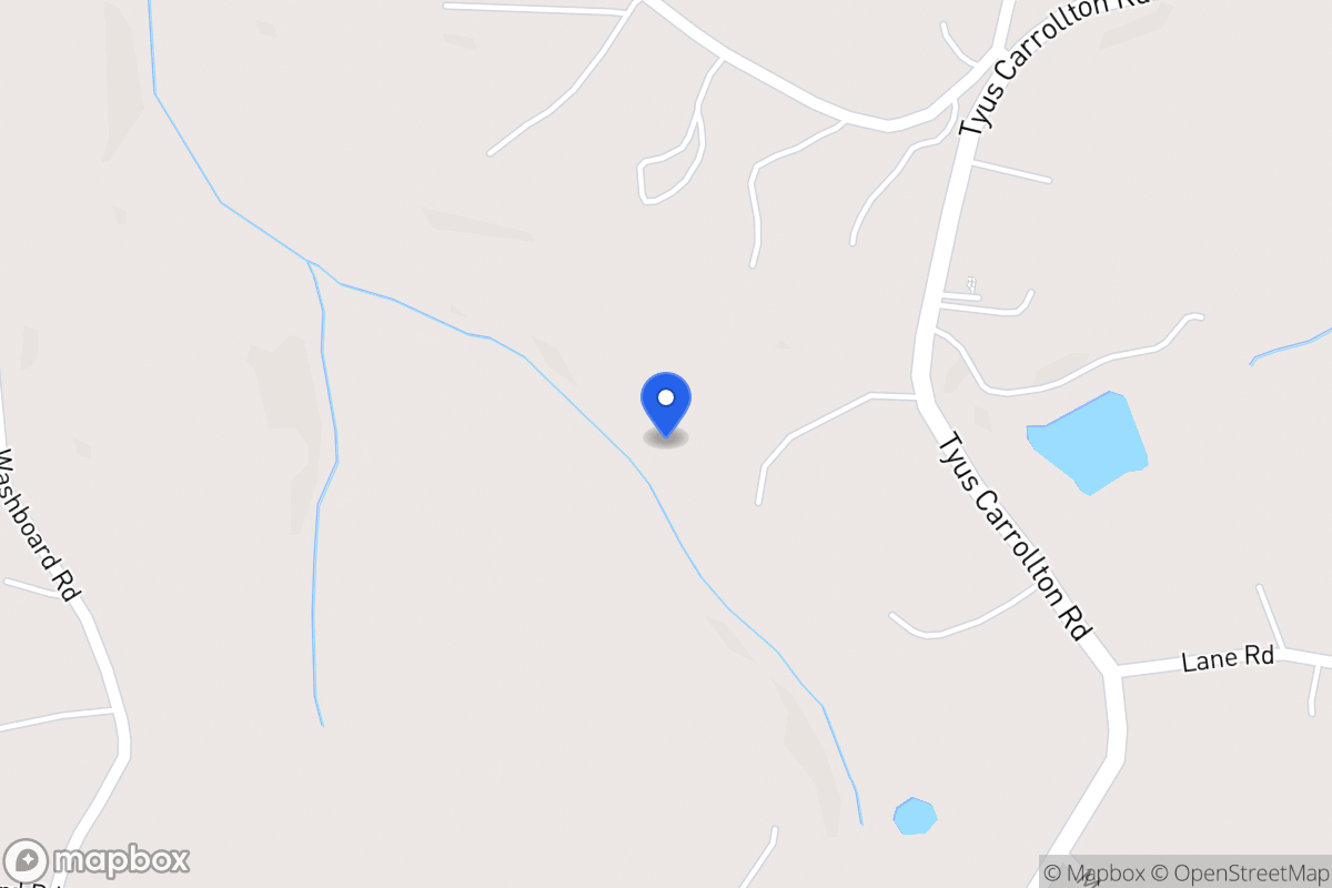 Map of 3627 Tyus Carrollton Rd
