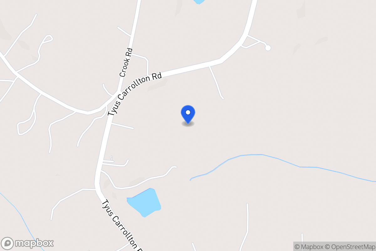 Map of 3520 Tyus Carrollton Rd