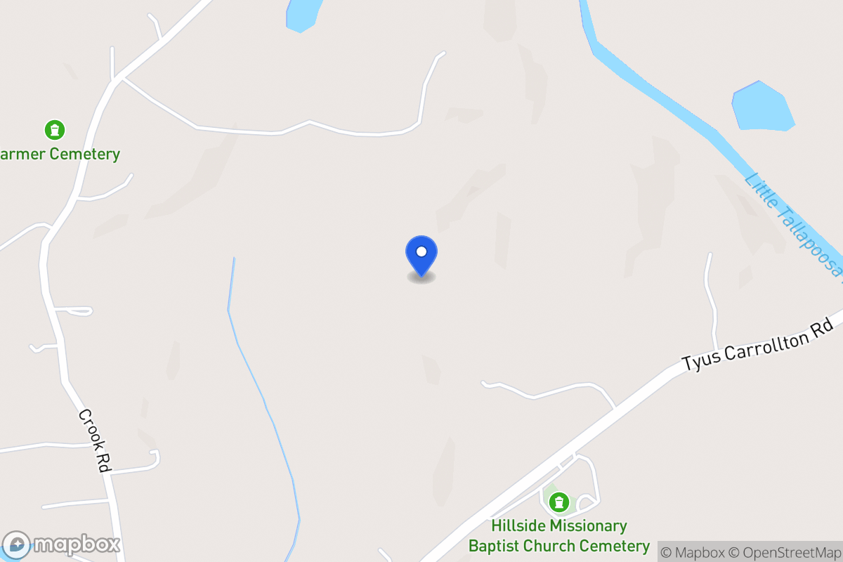Map of 3115 Tyus Carrollton Rd