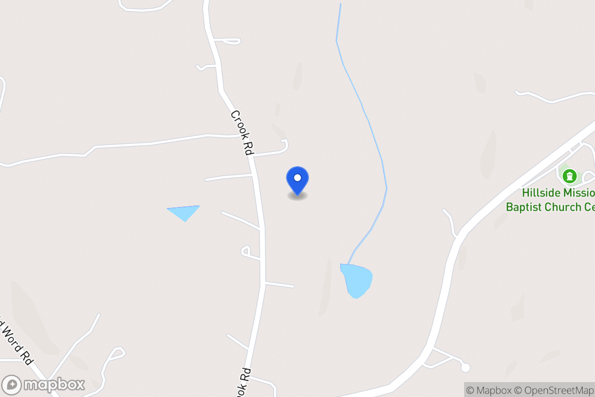 Map of Crook Rd