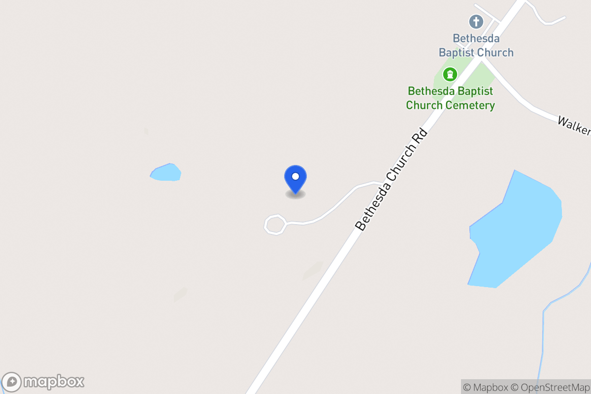 Map of 1629 Bethesda Church Rd