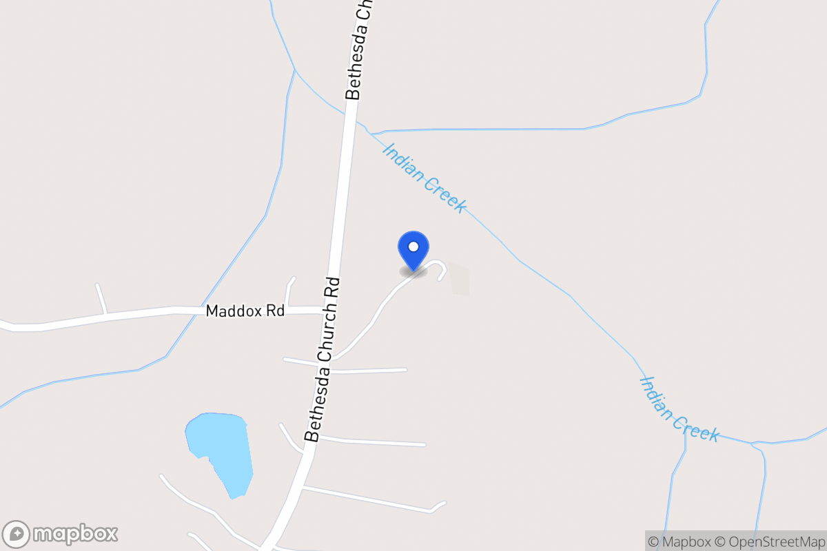 Map of 2050 Bethesda Church Rd