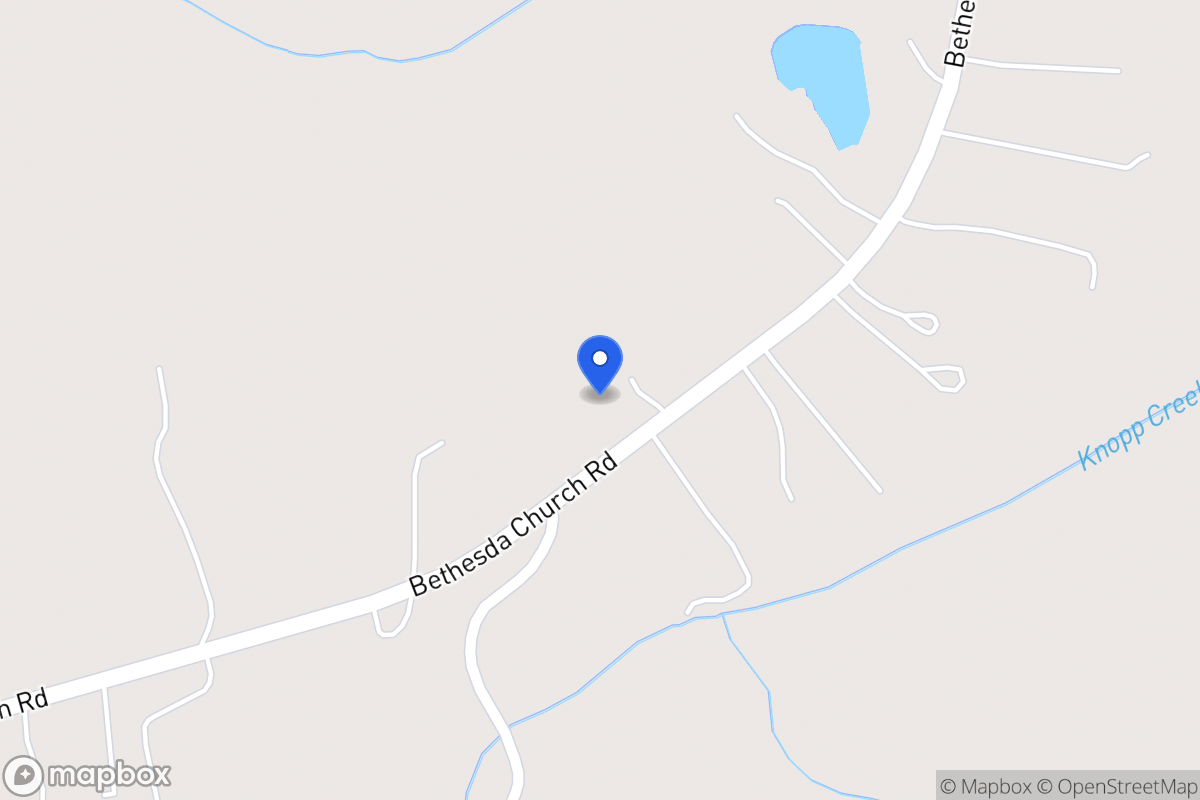 Map of 2307 Bethesda Church Rd