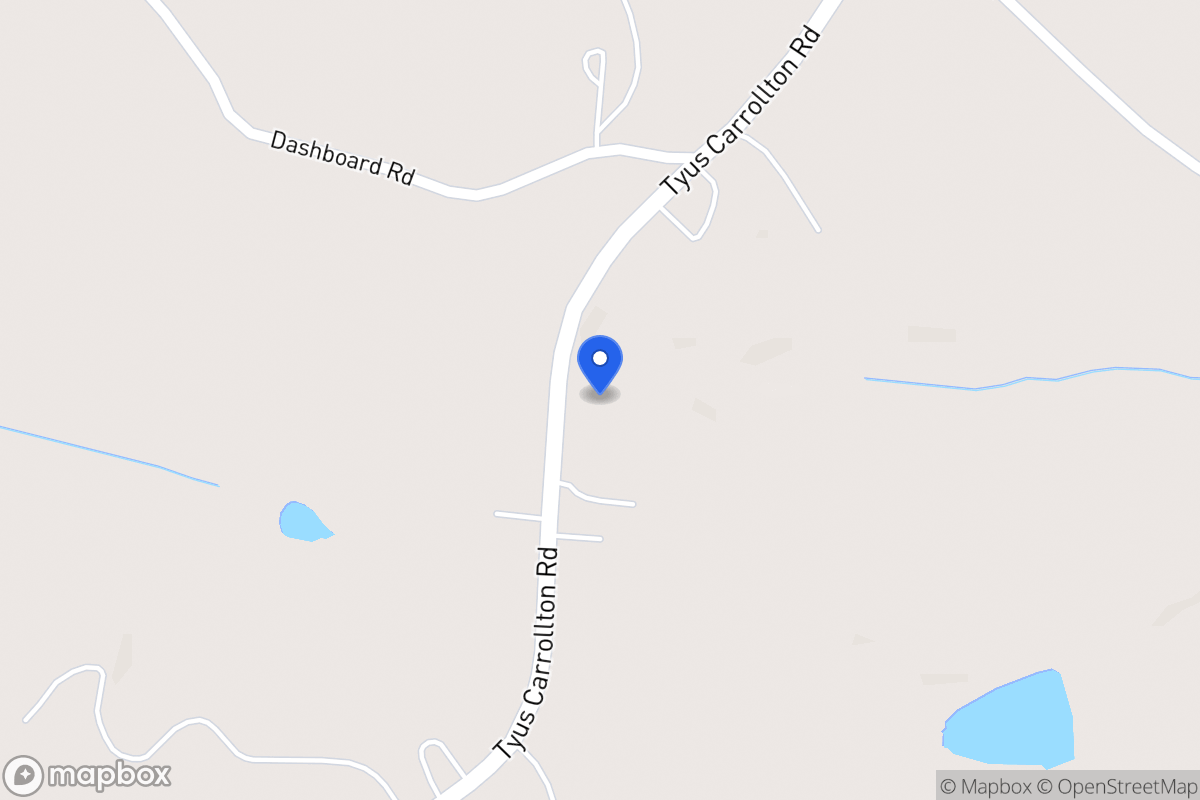 Map of 3984 Tyus Carrollton Rd