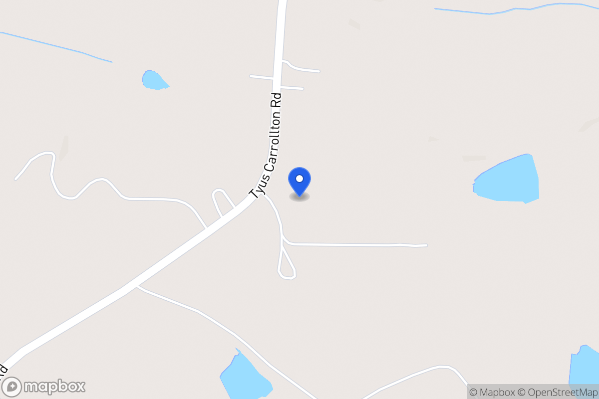 Map of 4074 Tyus Carrollton Rd