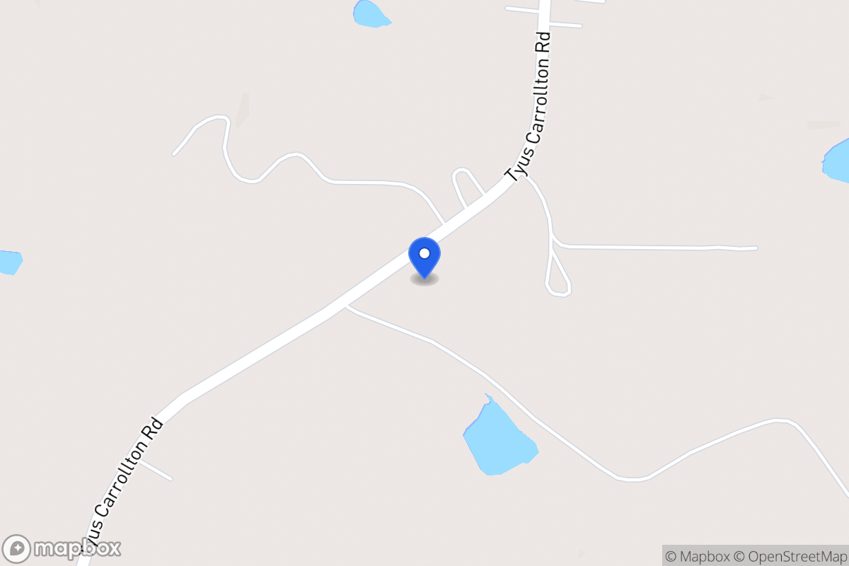 Map of 4144 Tyus Carrollton Rd