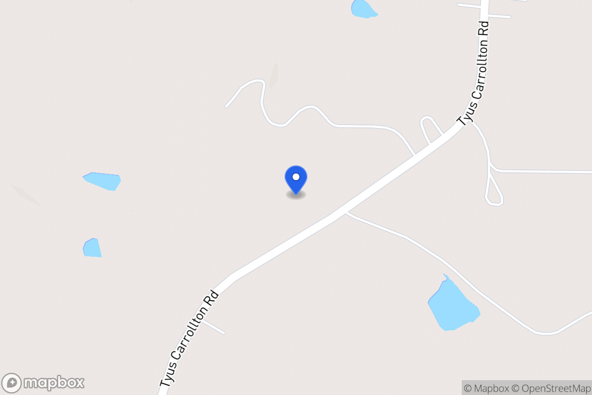 Map of 4195 Tyus Carrollton Rd