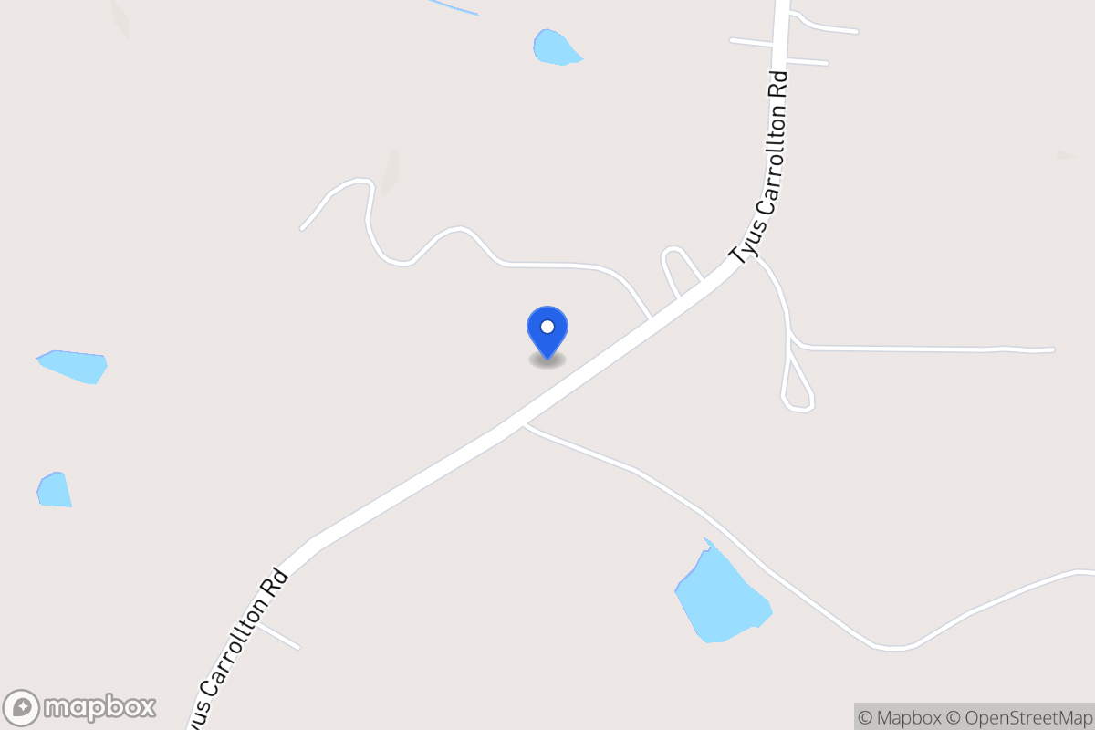 Map of 4155 Tyus Carrollton Rd