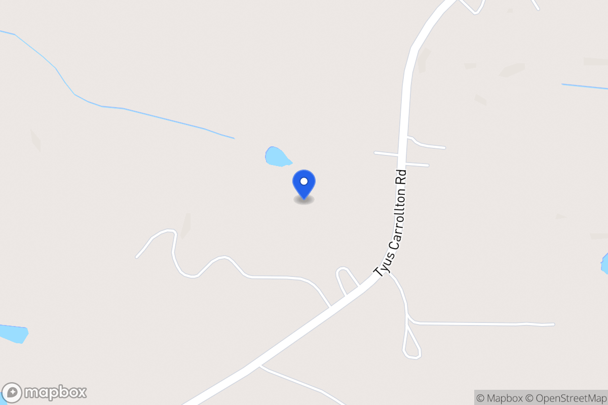 Map of 4101 Tyus Carrollton Rd