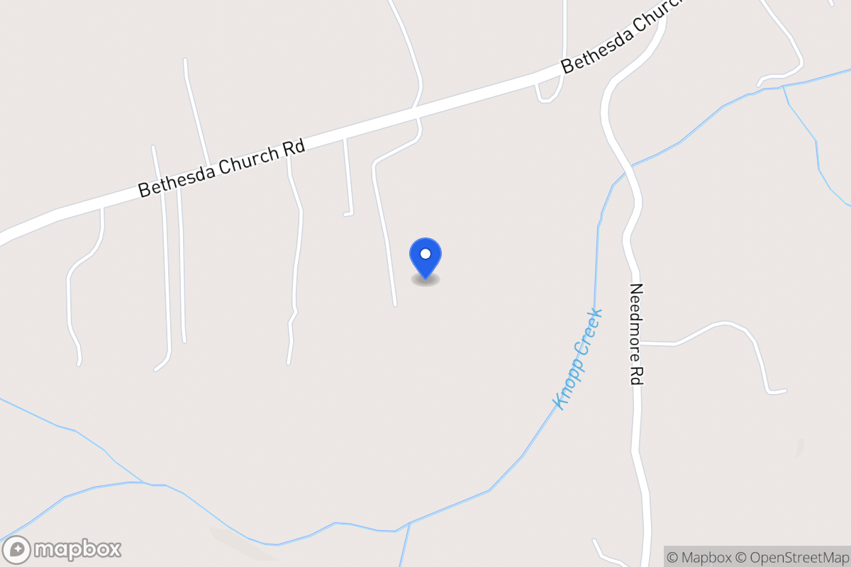 Map of 2500 Bethesda Church Rd