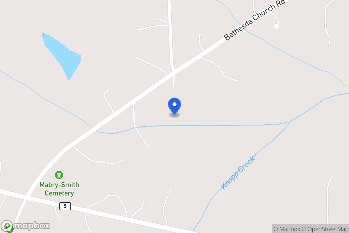 Map of 2800 Bethesda Church Rd