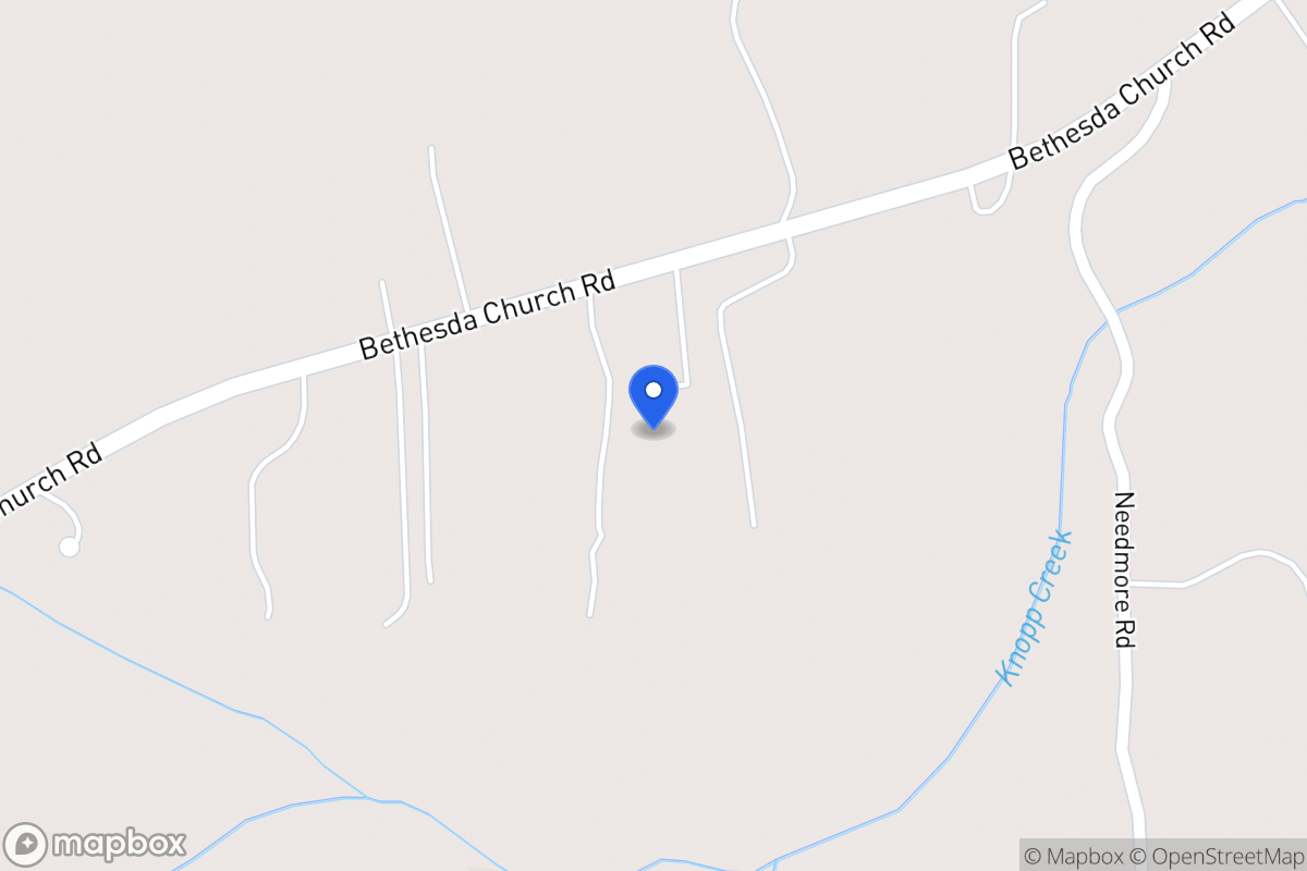 Map of 2514 Bethesda Church Rd