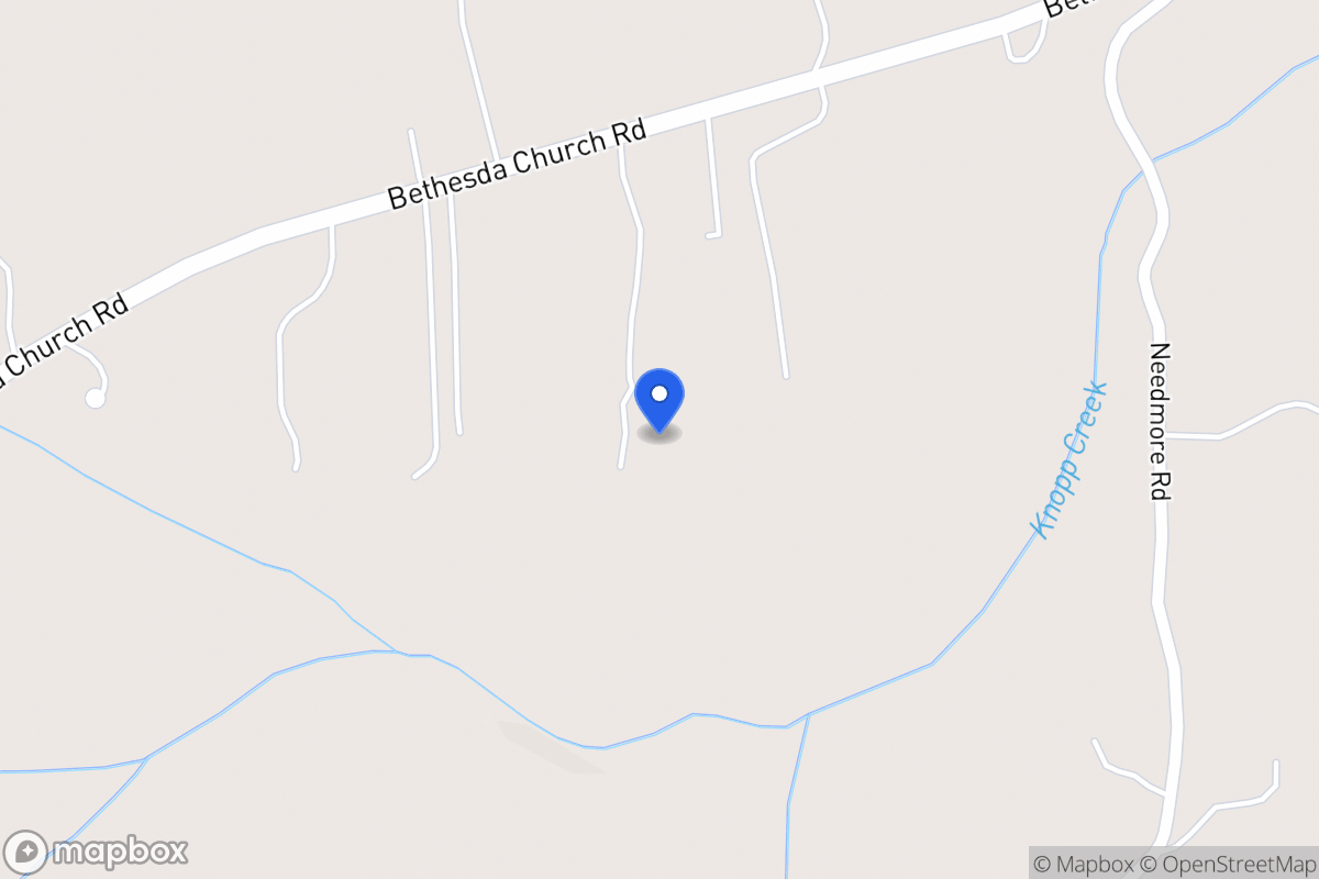Map of 2516 Bethesda Church Rd