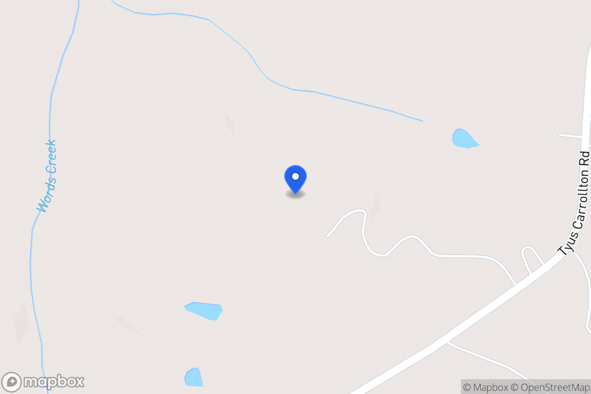 Map of 4141 Tyus Carrollton Rd