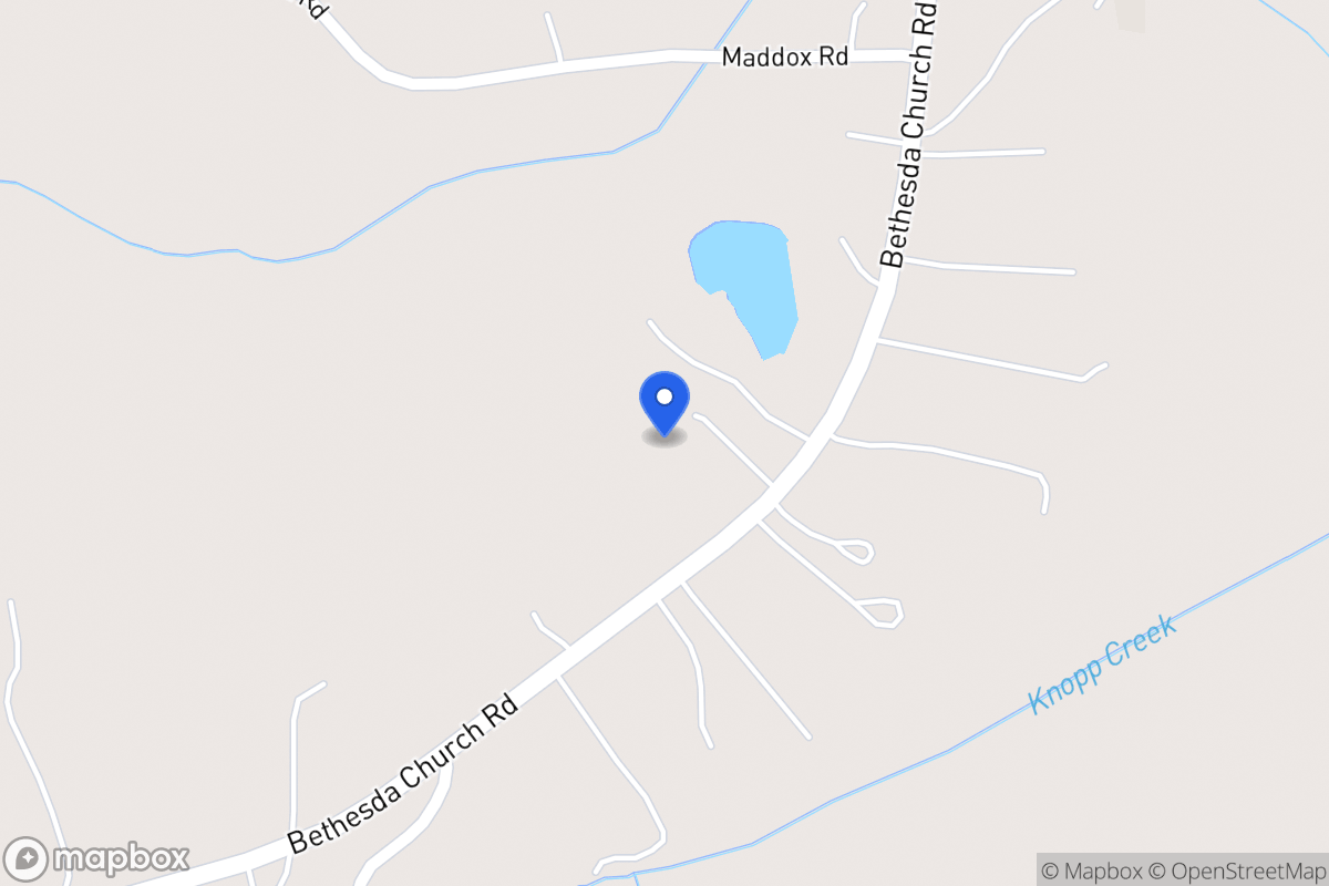 Map of 2205 Bethesda Church Rd