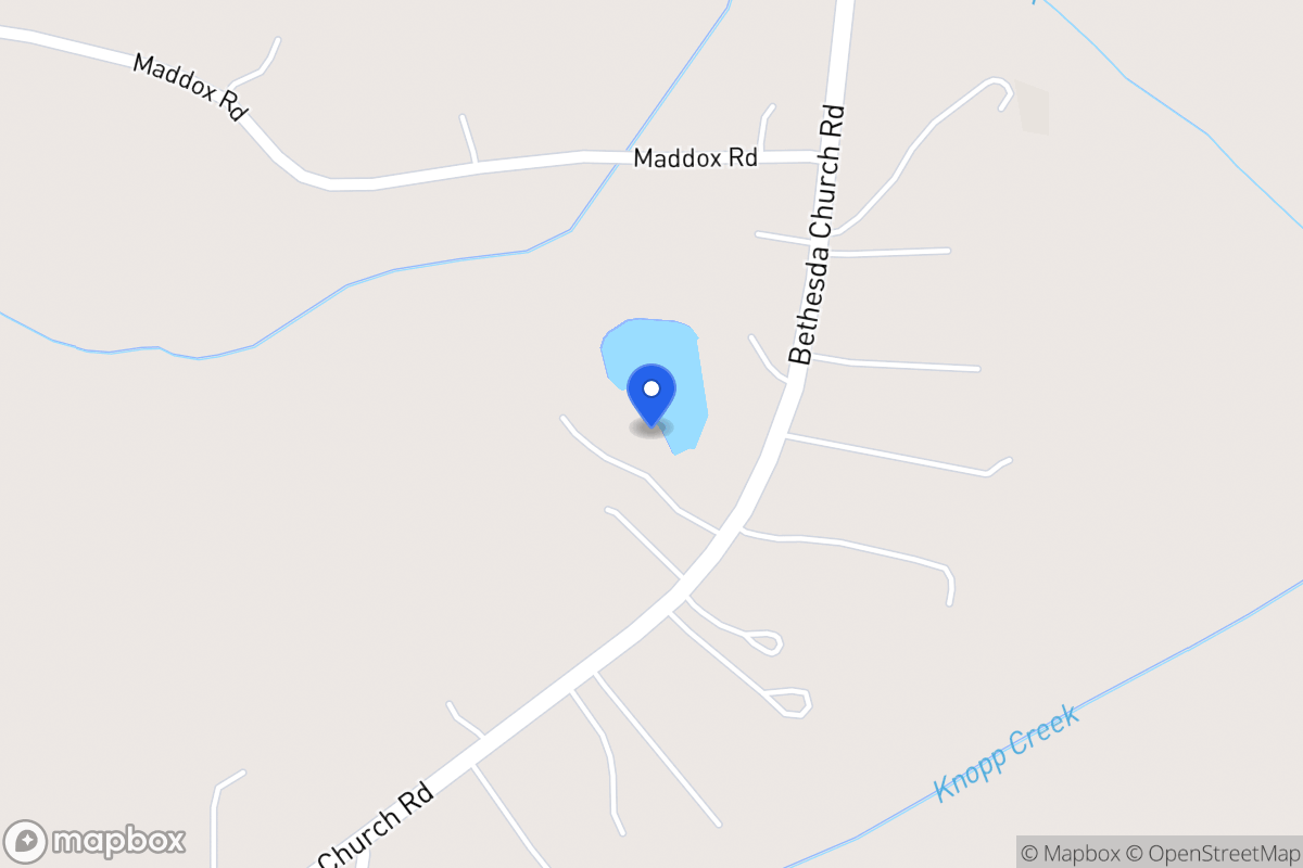 Map of 2181 Bethesda Church Rd