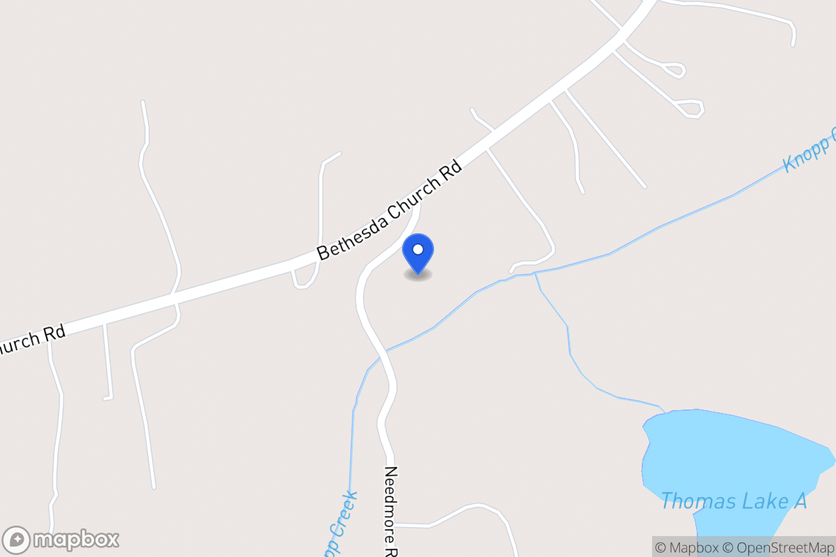 Map of 2360 Bethesda Church Rd