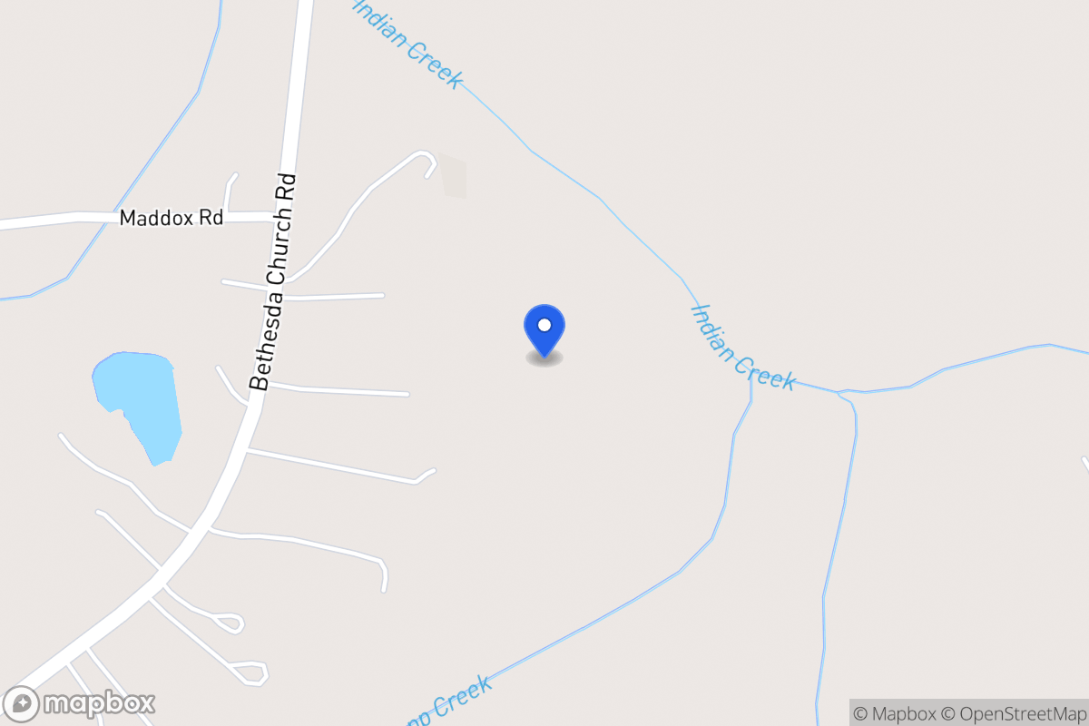 Map of 2140 Bethesda Church Rd