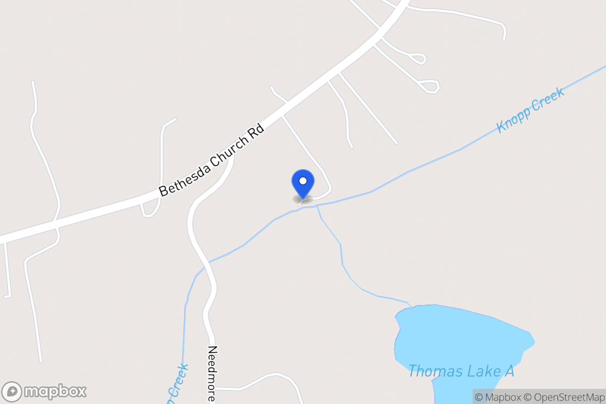 Map of 2300 Bethesda Church Rd