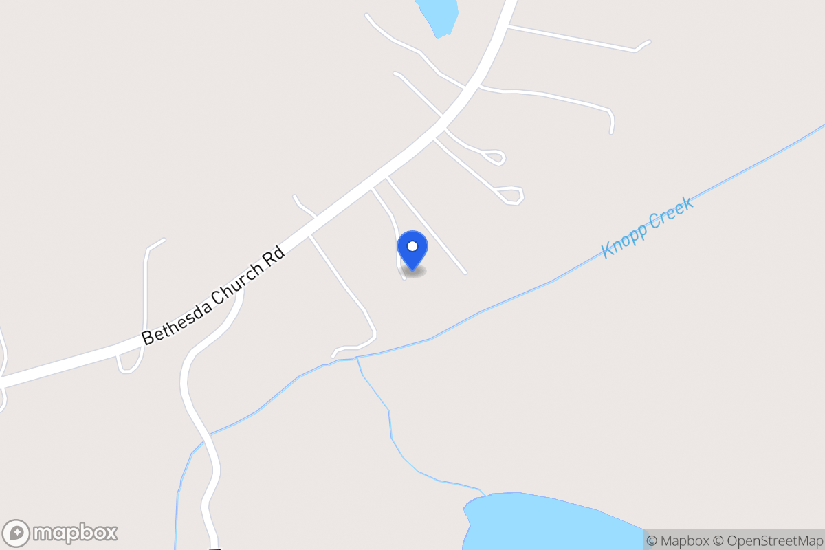 Map of 2160 Bethesda Church Rd