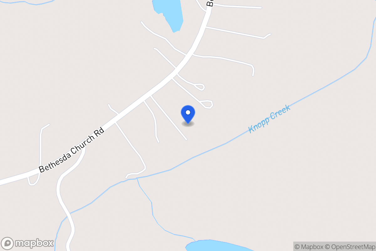 Map of 2274 Bethesda Church Rd