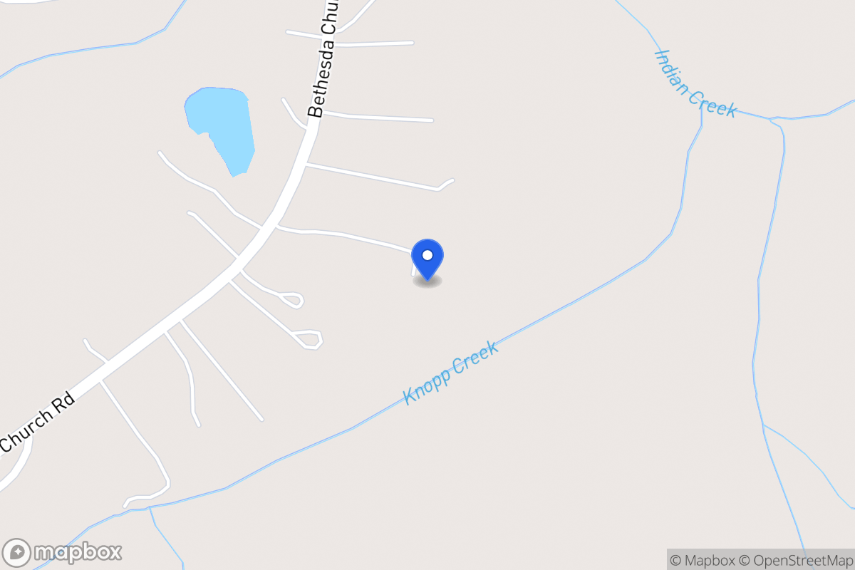 Map of 2190 Bethesda Church Rd