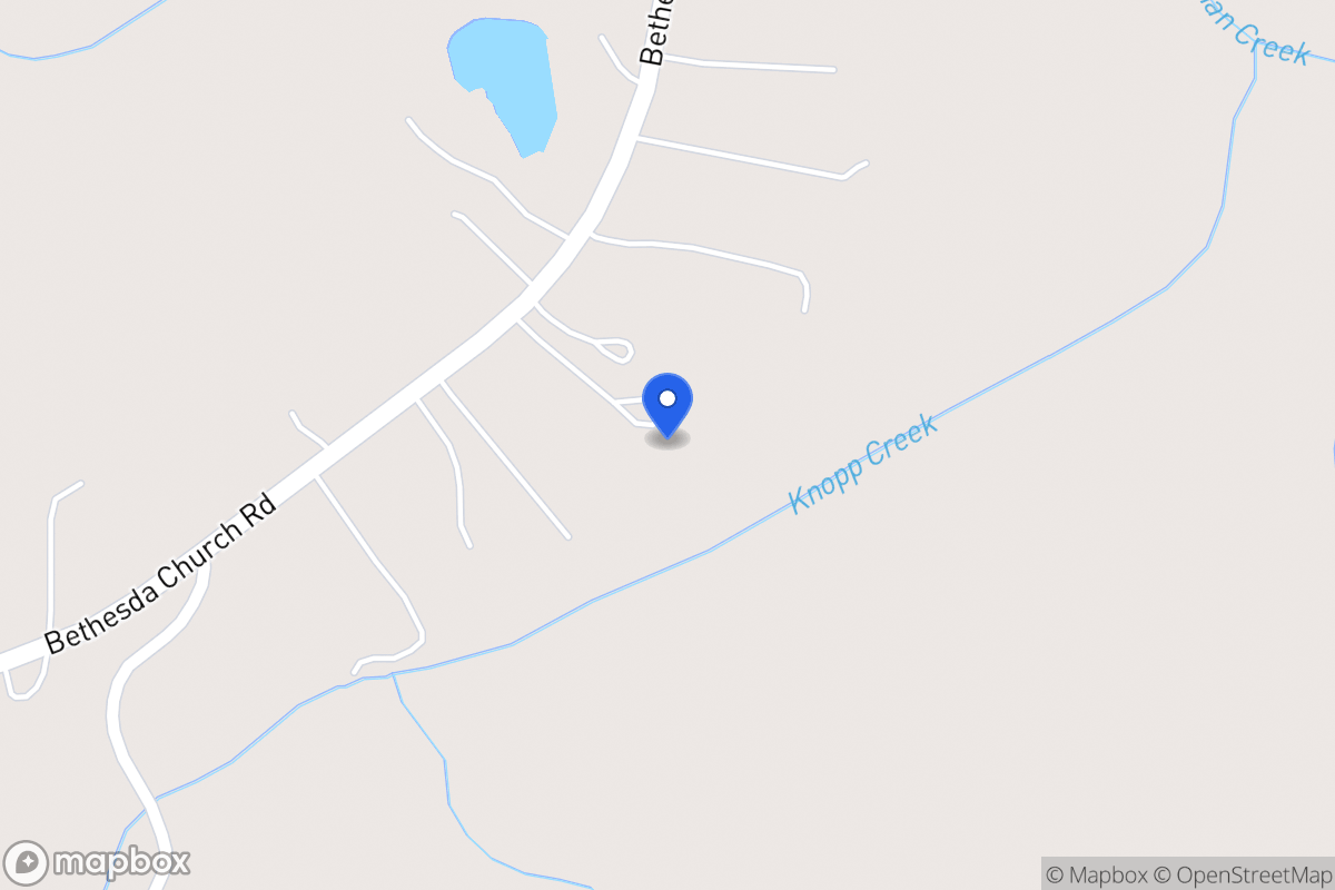 Map of 2232 Bethesda Church Rd