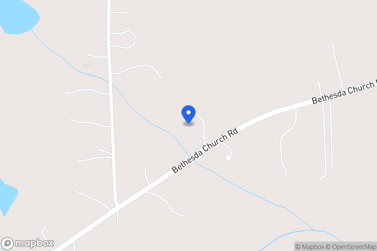 Map of 2721 Bethesda Church Rd