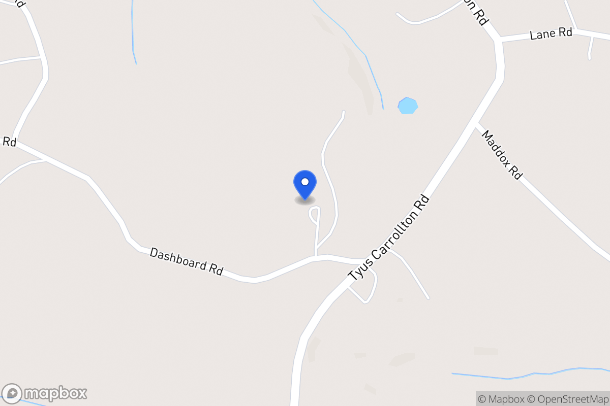 Map of 1398 Dashboard Rd