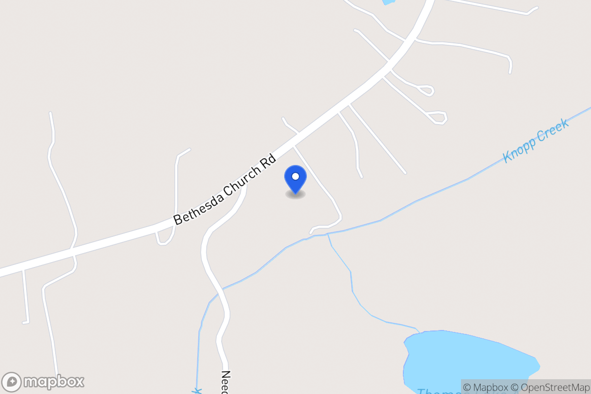 Map of 2320 Bethesda Church Rd
