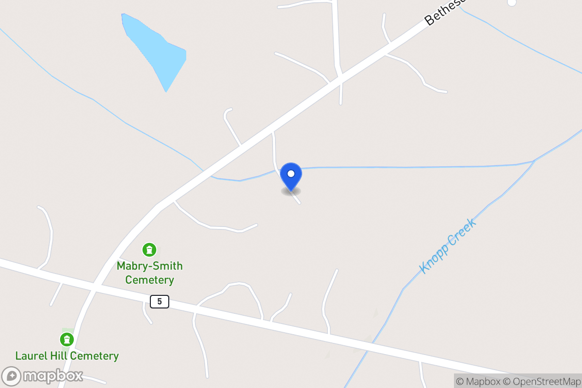 Map of 2874 Bethesda Church Rd