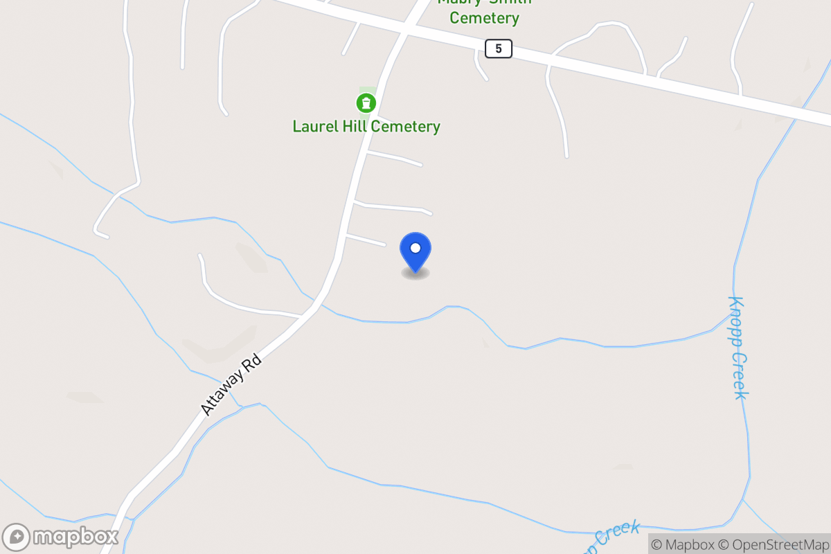 Map of 1215 Attaway Rd