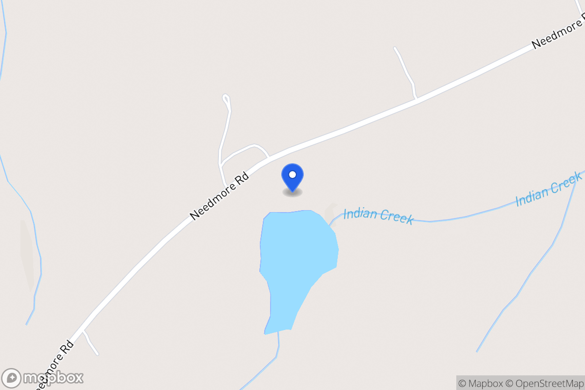 Map of 1268 Needmore Rd