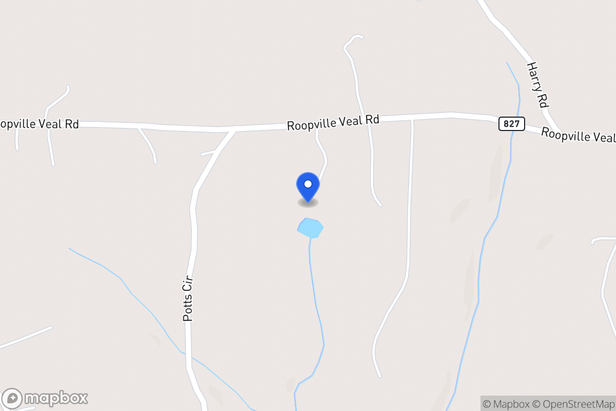 Map of 1410 Roopville Veal Rd