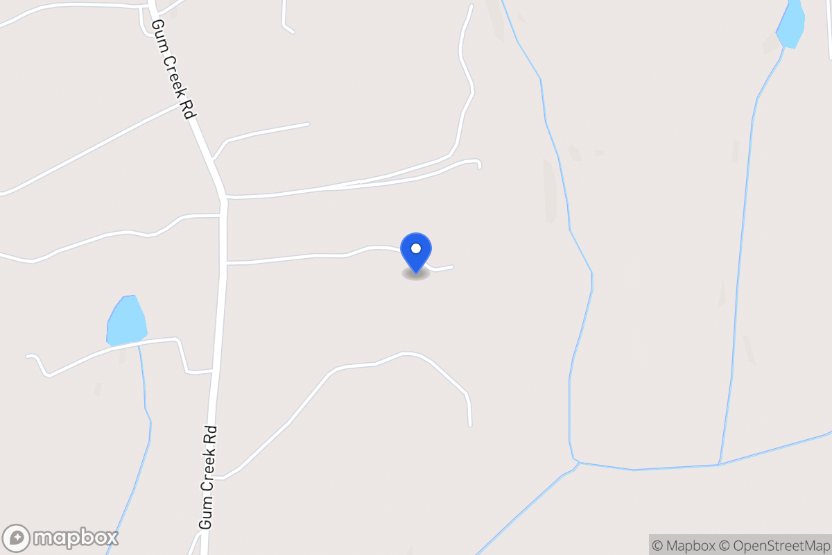 Map of 384 Gum Creek Rd