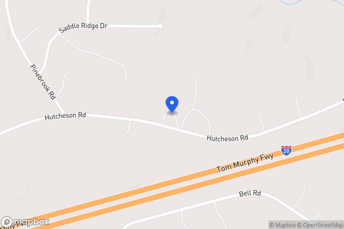 Map of 814 Hutcheson Rd