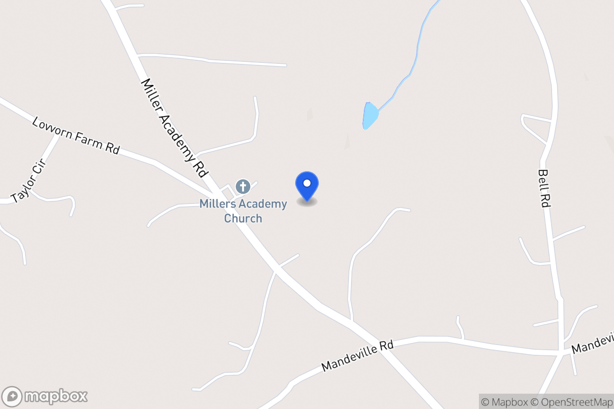 Map of 1833 Miller Academy Rd