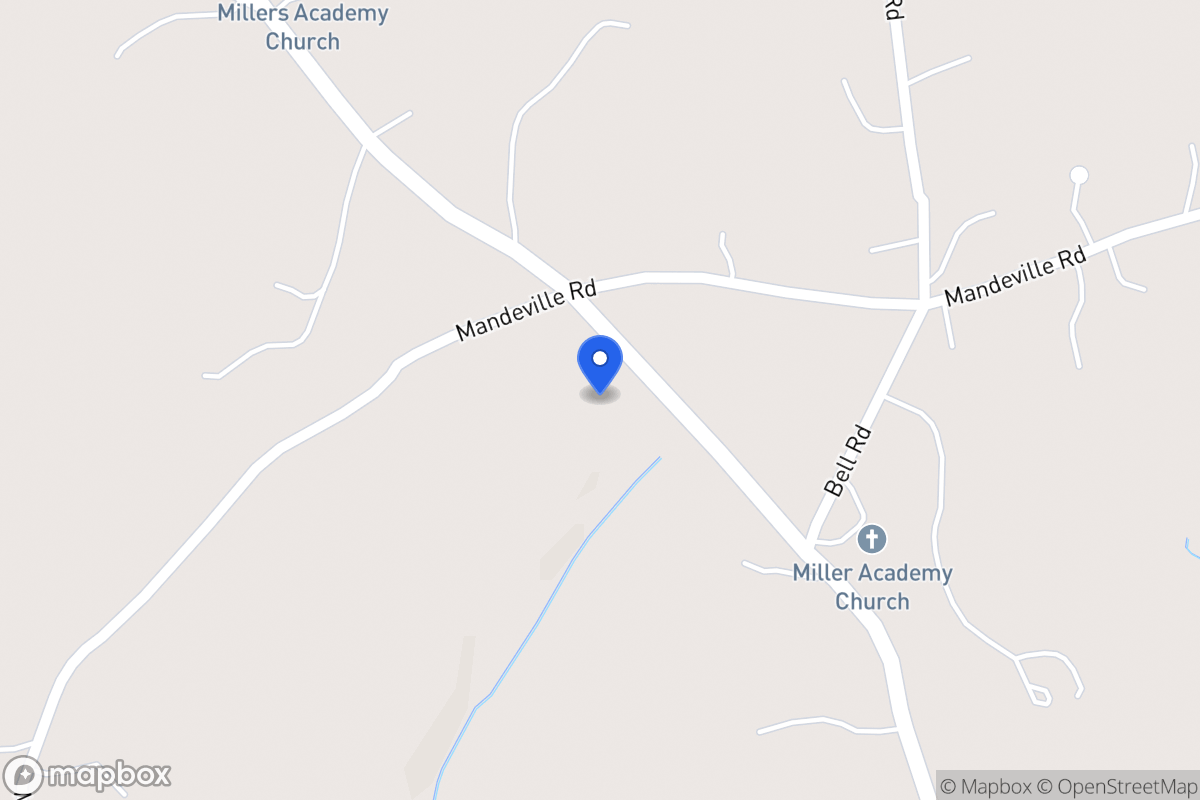Map of 1696 Miller Academy Rd