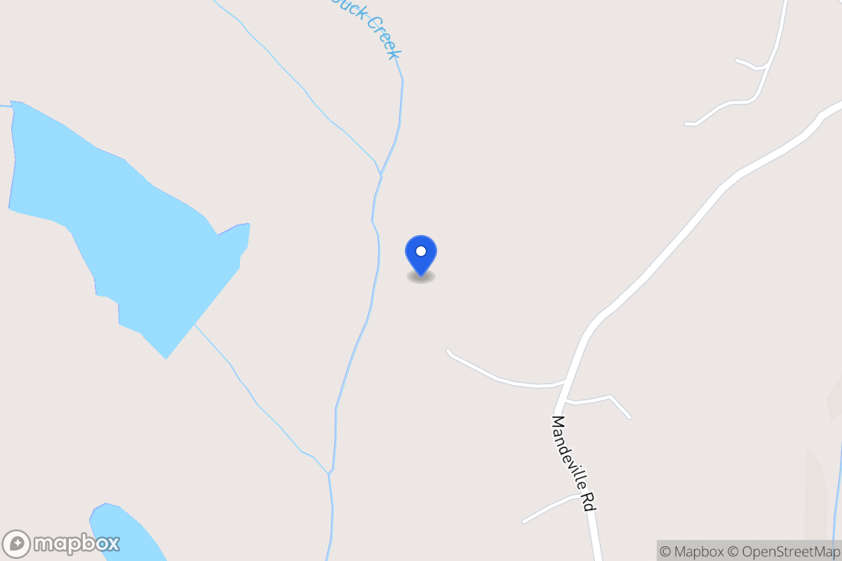 Map of 874 Mandeville Rd
